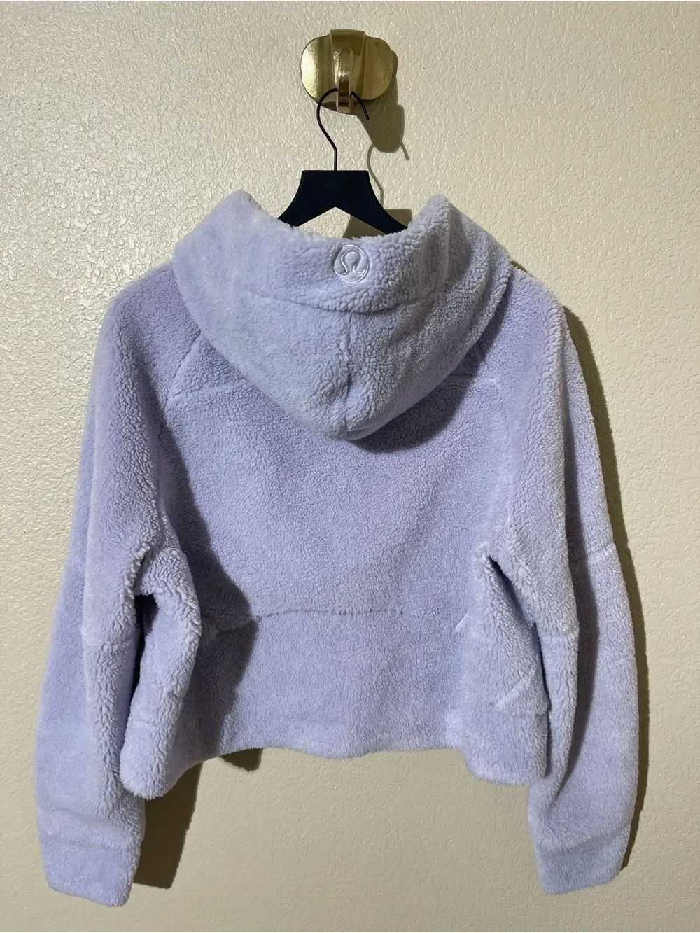 NWOT Lululemon Plush Lavender Half-Zip Sherpa Pullover